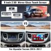 2G+64G 9 Inch Android Car Stereo for Hyundai Tucson 2015-2018 Radio Wireless Apple CarPlay Android Auto Bluetooth Touchscreen GPS Navigation Head Unit WiFi FM USB SWC Split Screen+AHD Backup Camera view 2