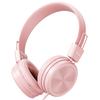 Cowyawn Kids Headphones, Toddler Headphones with Safe Volume Limiter 94dB, Wired School Headphones for Kid, 3.5mm Adjustable On-Ear Headphone for Boys/Girls/Children/Teens/iPad/Computer, Light Pink view 4