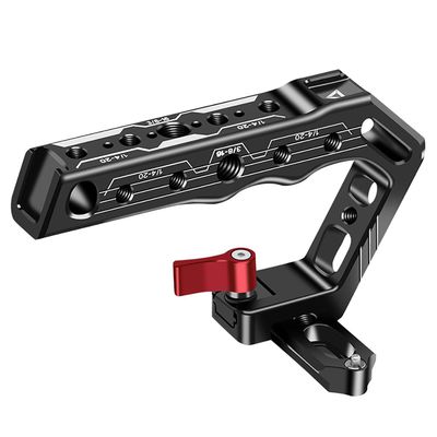NovelGoal Metal Rabbit Cage Slider Lift Handle Cold Shoe Buckle Expansion DSLR Accessories Multifunctional Lifting Handle