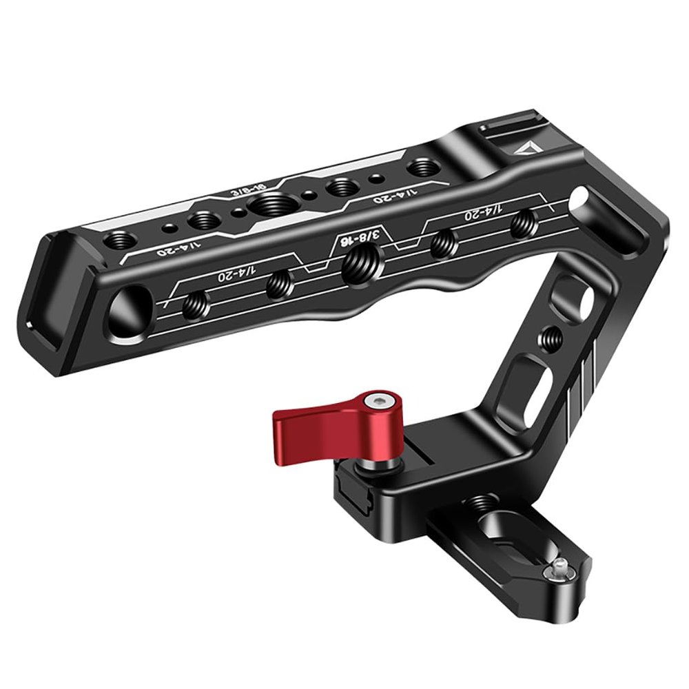 NovelGoal Metal Rabbit Cage Slider Lift Handle Cold Shoe Buckle Expansion DSLR Accessories Multifunctional Lifting Handle