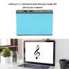 5.1 Channel USB Sound Card, Analog Play Recording External Sound Card for PC Laptop Computer with Multiple Interfaces, 48kHz Sampling Rate (Blue) view 3