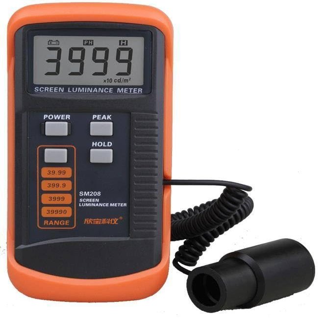 SM208 Screen Brightness Meter Screen Brightness luminance Meter 0.01-39990cd/m2 SM208 Mini Light Probe