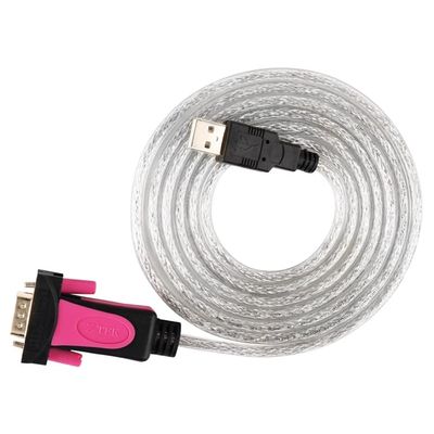 Industrial USB to Serial Cable COM FT232 RS232 Male DB9 Pin WIN10 Driver-Free RS232 Universal Serial Cable 1.8 Meters