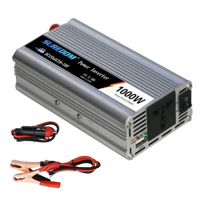 inBEKEA 1000W/2000W Car Power Inverter Modified sine Wave 12V/24V DC to 110V/240V AC Invertor, Car Converter with AC Outlets and 2.1A USB Port (1000w 12Vto230V)