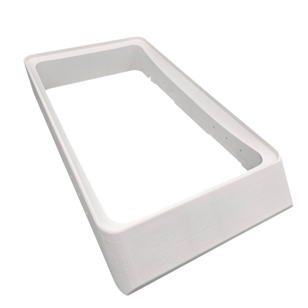 Flat Mount Compatible with Starlink Dishy Gen2 V2 - DIY Flat Mount for Campers and RVs (White PETG)