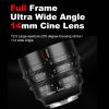 7artisans 14mm T2.9 Cine Lens for Canon EOS-R,Full Frame Prime Mirrorless Camera Lenses,114 Wide Angle,270 Focusing Stroke, for R, for Canon RP, R5, R6 view 2
