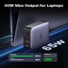 UGREEN Nexode 65W USB C Charger Desktop Bundle with 60W 2 Pack USB C Cable view 3