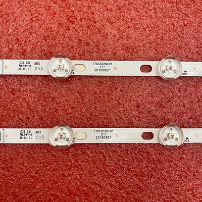 LED bar(2) compatible with Panasonic TX-32E302B 32A300E compatible with Toshiba 32W3453R 32W1333DG 32L3863DG compatible with Hitachi 32HE1000 DLED32265 DLED32167 32W1333DB ( Color : 30 PCS For 15 TV )