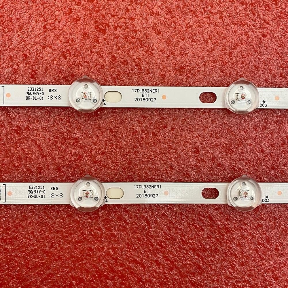 LED bar(2) compatible with Panasonic TX-32E302B 32A300E compatible with Toshiba 32W3453R 32W1333DG 32L3863DG compatible with Hitachi 32HE1000 DLED32265 DLED32167 32W1333DB ( Color : 30 PCS For 15 TV )