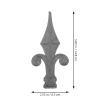 Uonlytech Decorative Fence Finial Topper for Garden Posts Easy Installation Classic Design Durable Outdoor Decor Height for Enhancing Courtyards and Yards view 2