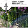 Uonlytech Decorative Fence Finial Topper for Garden Posts Easy Installation Classic Design Durable Outdoor Decor Height for Enhancing Courtyards and Yards view 4