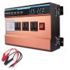 inBEKEA 3000W Power Inverter DC 12V/24V to AC 220V Car Converter Adapter with 3 AC and 4 USB Ports LED Display for RV Truck Boat (3000W~24V) view 1