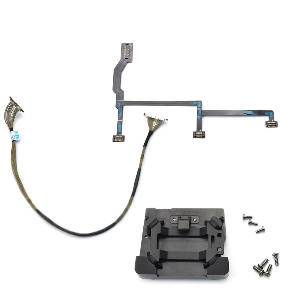 Mavic Pro Gimbal Arm Motor Cover Camera Lens Frame Flex Cable Signal Line Motherboard Bracket for D-JI Mavic Pro Replacement Parts (Color : 3 in 1)