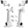 Coolotic Universal Aluminum Alloy CCTV Security Camera Mounting Bracket, Indoor Outdoor Wall Ceiling Mount Holder Stand Monitor Rotary Bracket for CCTV Surveillance Camera , IP Camera view 1
