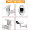 Coolotic Universal Aluminum Alloy CCTV Security Camera Mounting Bracket, Indoor Outdoor Wall Ceiling Mount Holder Stand Monitor Rotary Bracket for CCTV Surveillance Camera , IP Camera view 2