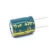 10 Pieces/lot 25V 470Uf Large Esr/Impedance High Frequency Aluminum Electrolytic Capacitor Maat 10 * 13 470UF25V 20% view 1