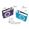 Ulafbwur MP3 Player, 8GB Memory, Portable MP3 Player with TF Card Slot, Metal Clip, USB, Sport Digital Music Walkman for Running, Silver view 2