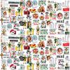 Elf Doodle 100ct Vinyl Large Deluxe Stickers Variety Pack - Laptop, Water Bottle, Scrapbooking, Tablet, Skateboard, Indoor/Outdoor view 1