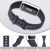AK Sport Band Compatible with Fitbit Luxe Bands for Women Men, Soft Silicone Replacement Sport Straps Wristbands for Fitbit Luxe Fitness and Wellness Tracker (Large,Midnight Blue) view 3