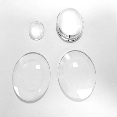 4 PCS Total Size Round 23mm 43mm 47mm 50mm Optical Lens Magnifying Glass