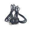 DEUSES [Replacement car Parts] 100CM 2 Styles Universal External AUX 2USB Switch/Dual USB Panel 2 USB Plug Audio Cable Adapter for Ford for Toyota [Replacement] (Color : Only 2 USB) view 1