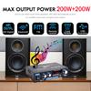AK35 Stereo Amplifier Home Audio Bluetooth 5.0 Max 200W 2.0 Channel Mini Amplifier Stereo Receivers for Car, Home Party, Audio Amplifier AMP w/USB/TF Card/AUX Input/Bass & Treble Control view 2