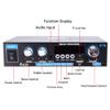 AK35 Stereo Amplifier Home Audio Bluetooth 5.0 Max 200W 2.0 Channel Mini Amplifier Stereo Receivers for Car, Home Party, Audio Amplifier AMP w/USB/TF Card/AUX Input/Bass & Treble Control view 4