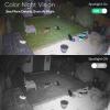 Kittyhok Black Solar Security Cameras Wireless Outdoor System, 5G/2.4G WiFi, 4pcs 2K Ultra Pan/Tilt Home Solar Security Camera with Human Detection, Spotlight, 10CH WiFi-6 NVR, 60 Days Local Storage view 4