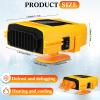 Baquler 2 Pcs 12v 150w Car Heater Windshield Defroster Defogger, Yellow view 2