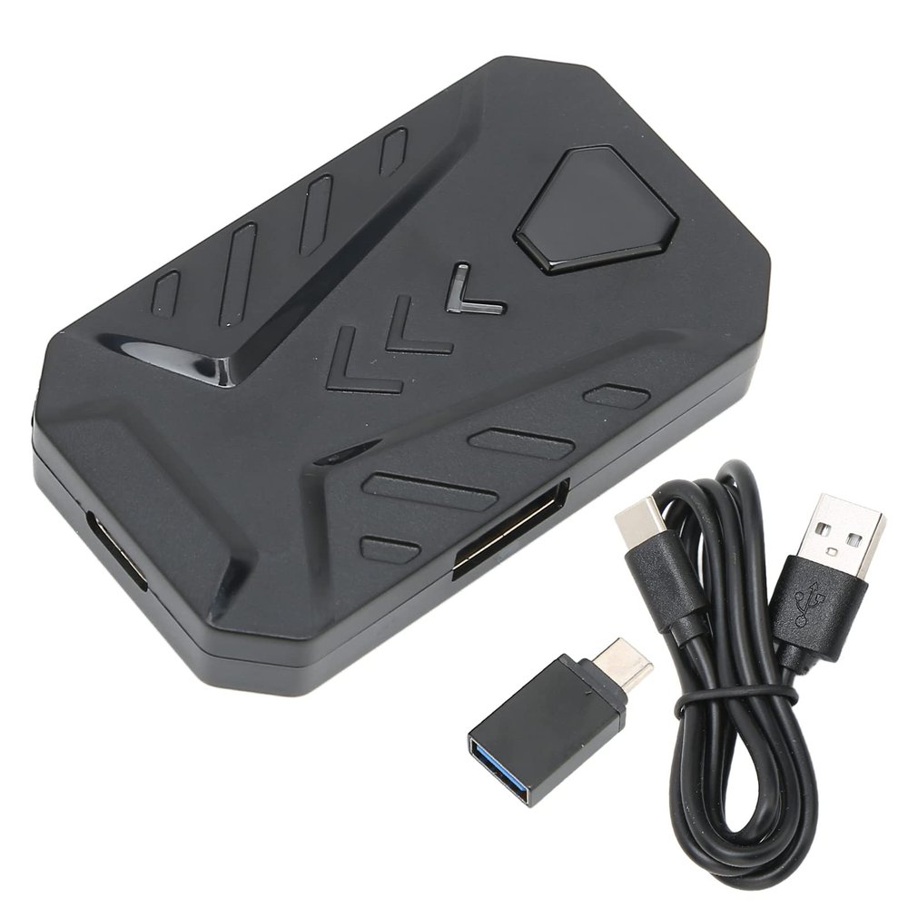 Pissente Keyboard and Mouse Adapter for P3 P4 X360 X Box ONE, Faster Transmission, Programmable Buttons, High Precise Control with Direct Connection and Direct Play, Online Game Experience