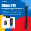 AstrHori 28mm F13 Periprobe Lens Full Frame 2X Macro Lens Built-in Ring Light for Fuji X Mount Series Mirrorless Cameras X-T2,X-T3,X-T4,X-T20,X-T30,X-T100,X-A1,etc(Black) view 2