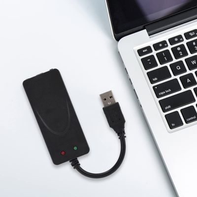 Zopsc Dual Port USB2.0 56K External Modem Driver, Plug and Play, V.92 V.90 V.42bis Protocol, Automatic Dialing, Caller ID, 56kb s Speed, for