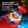 Portable Speaker, Wireless Bluetooth Speaker, IPX7 Waterproof, 25W Loud Stereo Sound, Bassboom Technology, Built-in Mic, 16H Playtime with Lights for Home Outdoor view 3