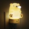 L LOHAS LED Night Light for Kids, 3D Cute Bear Night Light Plug in, Dusk to Dawn Nursery Night Lights, RGB+Soft White 3000K, 3 Lighting Modes, Christmas Birthday Gifts, Room Decor, Children view 1