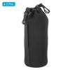 PATIKIL 3 Pcs 3.7" ID x 9.8" H Neoprene Lens Pouch Bag for DSLR Camera Lens, Waterproof, Shockproof, Wear-Resistant, Black view 3