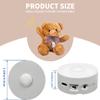 XLW Voice Recorder, 195 Seconds Message Voice Recording, Record Custom Messages for Plush Toys, Stuffed Animals, Baby Dolls, Pillows, USB Rechargeable, Easy to Use view 2