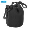 PATIKIL Camera Lens Bag, 3 Pcs 3" ID x 3.9" H Drawstring Pouch With Thick Protective Neoprene, Case for DSLR Camera Lens, Water Coffee Cups Black view 3