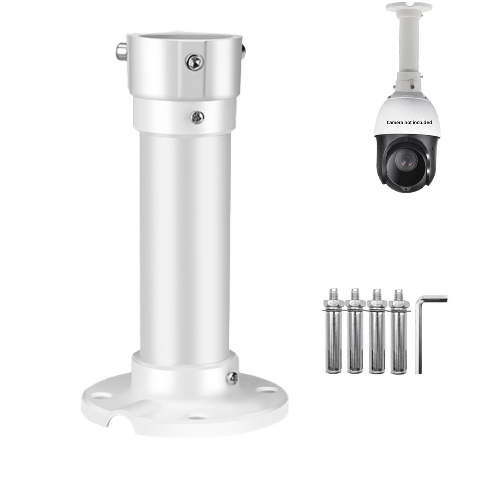 CCTV Security Camera Pendant Wall Ceiling Mount Bracket, I-Type Dome PTZ Camera Universal Camera Wall Mounting Bracket for CCTV Surveillance Camera/IP Camera (20x11cm Ceiling Mount)