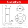 CCTV Security Camera Pendant Wall Ceiling Mount Bracket, I-Type Dome PTZ Camera Universal Camera Wall Mounting Bracket for CCTV Surveillance Camera/IP Camera (20x11cm Ceiling Mount) view 3