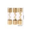 5Pcs Gold Plated Glass AGU Fuse Fuses Pack Car Audio Amp Amplifier 60/80 /100 AMP (Color : 80 AMP) view 2