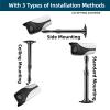 Coolotic Adjustable Telescopic CCTV Camera Mount Bracket - Wall & Ceiling Compatible for Surveillance Bullet Cameras, IP Cameras & More view 3
