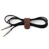 Snakehive Small Leather Cable Ties - Real Leather Cable Straps - Pack of 3 (Brown) view 4