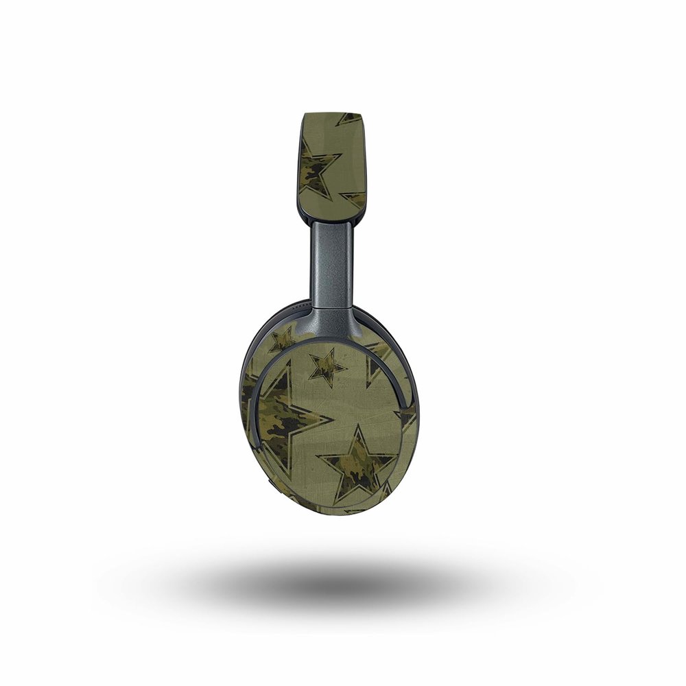 MightySkins Skin Compatible with Bose QuietComfort Ultra - Army Star | Protective, Durable, and Unique Vinyl Decal wrap Cover | Easy to Apply, Remove, and Change Styles