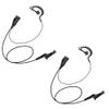 Arrowmax 2 Pack AEH1500-M9 Earhook Headset Earpiece with Mic Compatible with Motorola Radios APX6000 APX7000 APX8000 XPR6350 XPR6550 XPR7550 XPR7350e XPR7550e XPR7580e APX 6000 7000 8000 XPR view 1