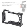 DSLR Rig Cage for A6000 A6100, Monitor, Metal Cage Stabilizer Frame with 1/4 3/8 Screws Hole and Shoe Mount for Microphone, view 2