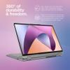 Lenovo IdeaPad Flex 5  (2023) - Everyday Notebook - 2-in-1 Laptop - Windows 11 - 16" WUXGA Touchscreen - 16GB Memory - 512GB Storage - AMD Ryzen 7 7730U - Fingerprint Reader - Arctic Grey (Renewed) view 3