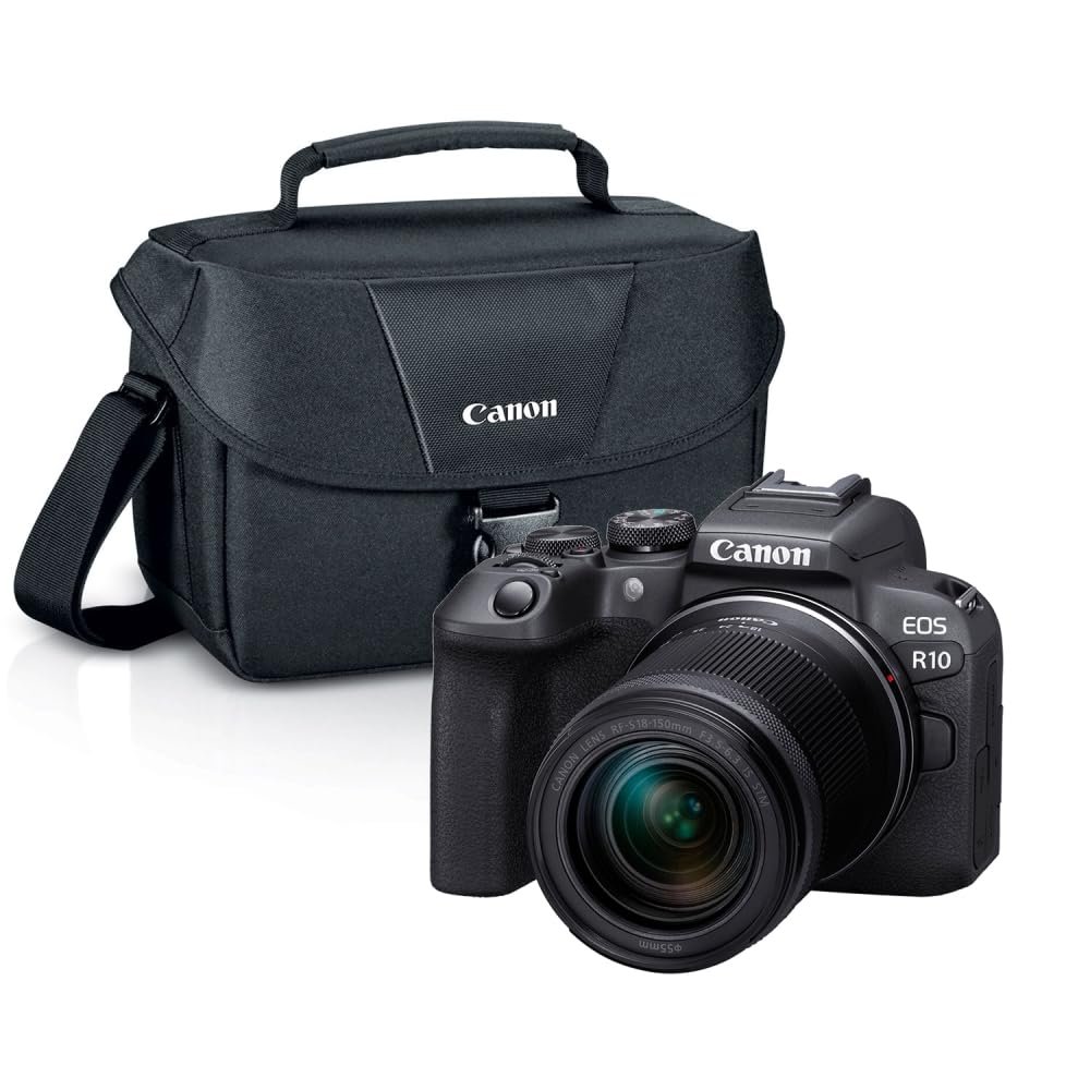 Canon EOS R10 Mirrorless Camera with 18-150mm Lens with 200ES Camera Bag