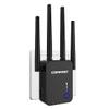 Wireless WiFi Coverage Extender Range Booster Dual Band 2.4 Ghz &5 Ghz with 4 Wi-fi Antenna Long Range Signal Repeater Amplifier, 10/100 Mbps WAN/LAN RJ45 Port view 1