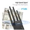 Wireless WiFi Coverage Extender Range Booster Dual Band 2.4 Ghz &5 Ghz with 4 Wi-fi Antenna Long Range Signal Repeater Amplifier, 10/100 Mbps WAN/LAN RJ45 Port view 4