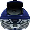 PROSCAN ELITE Retro CD Player - Portable Radio Boombox CD Player AM/FM Radio, AUX Input AC Powered or Battery Operated (Blue) view 1